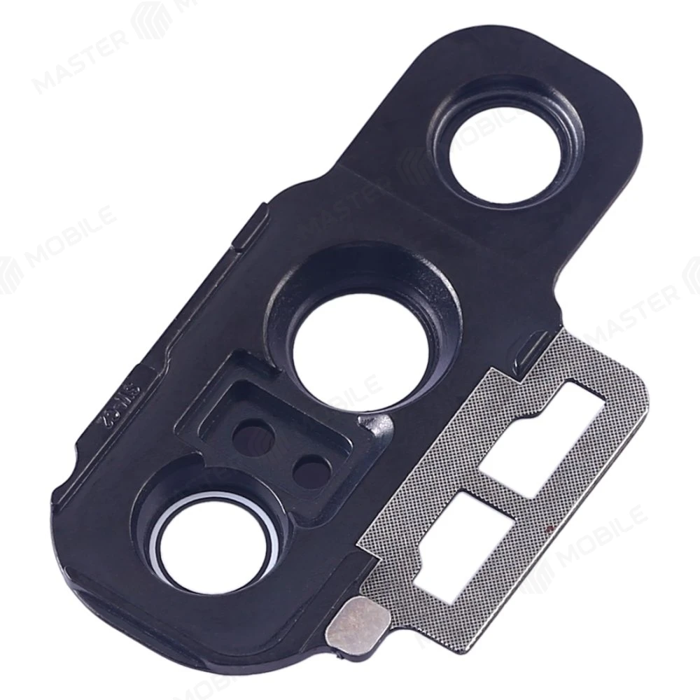 Стекло задней камеры для Huawei P20 Pro (CLT-L29) (черный) (в рамке) фото №3