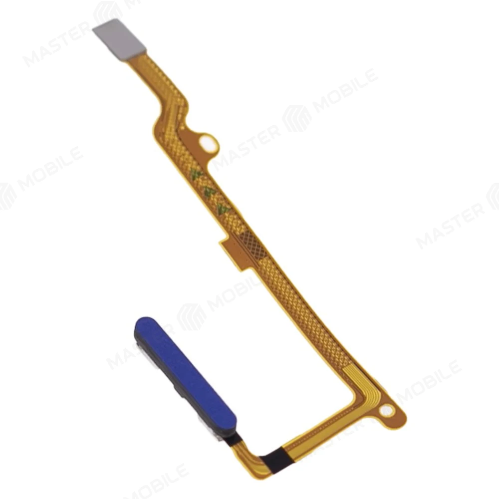 Шлейф для Huawei Honor X9 (ANY-LX1) с комп. + сканер отпечатка пальца (кнопка включения) (синий)  фото №3