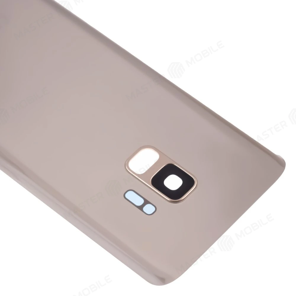 Задняя крышка для Samsung G960 Galaxy S9 (золотистый) (в сборе со стеклом камеры) фото №3