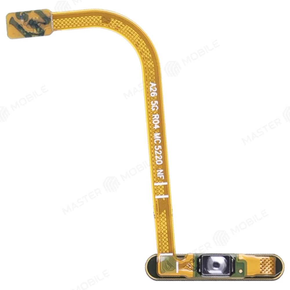 Шлейф для Samsung A266 Galaxy A26 5G с комп. + сканер отпечатка пальца (кнопка включения) (зеленый)  фото №2