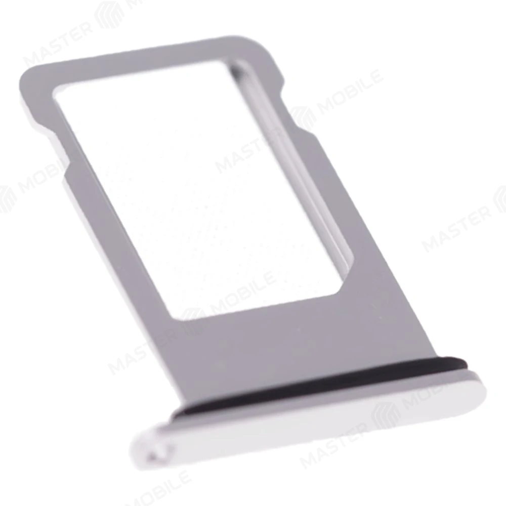 Держатель сим-карты для Apple iPhone 8 Plus (серебристый) фото №3