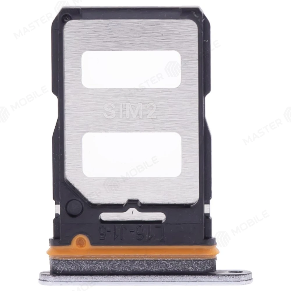 Держатель сим-карты для Xiaomi Poco F4 GT (21121210G) (серебристый) фото №2