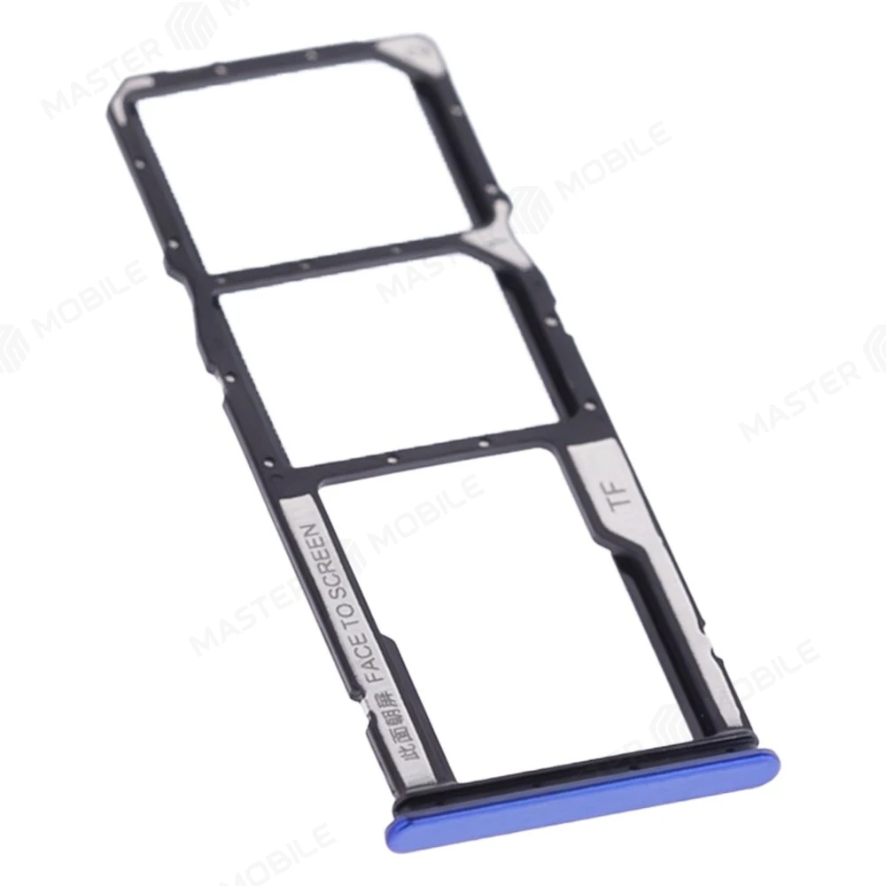 Держатель сим-карты для Xiaomi Poco M4 Pro 4G (2201117PG) (синий) фото №3