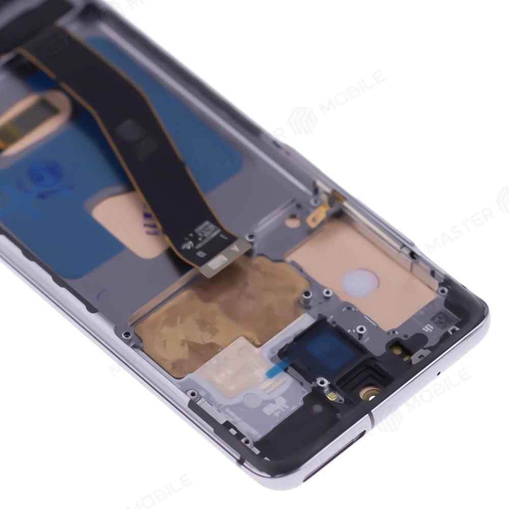 Дисплей для Samsung G981 Galaxy S20 5G + тачскрин (серый) (в рамке) (OLED) (Full Size) фото №3