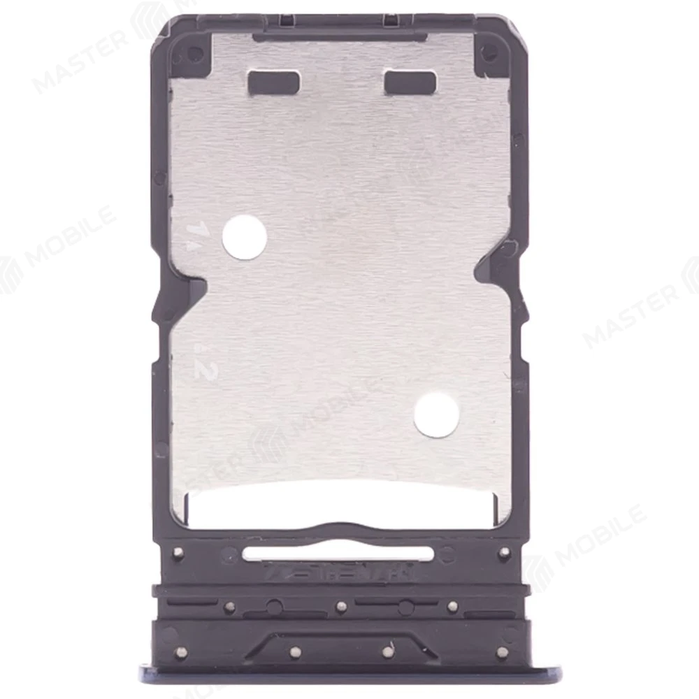 Держатель сим-карты для Tecno Camon 18P (CH7N) (черный) фото №1