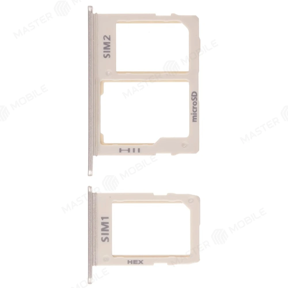 Держатель сим-карты для Samsung J600 Galaxy J6 (2018) / J810 Galaxy J8 (2018) (золотистый) фото №1