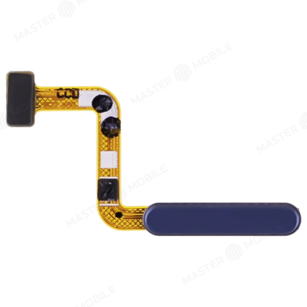 Шлейф для Samsung M225 Galaxy M22 / M325 Galaxy M32 / M526 Galaxy M52 5G с комп. + сканер отпечатка пальца (кнопка включения) (синий) фото №1