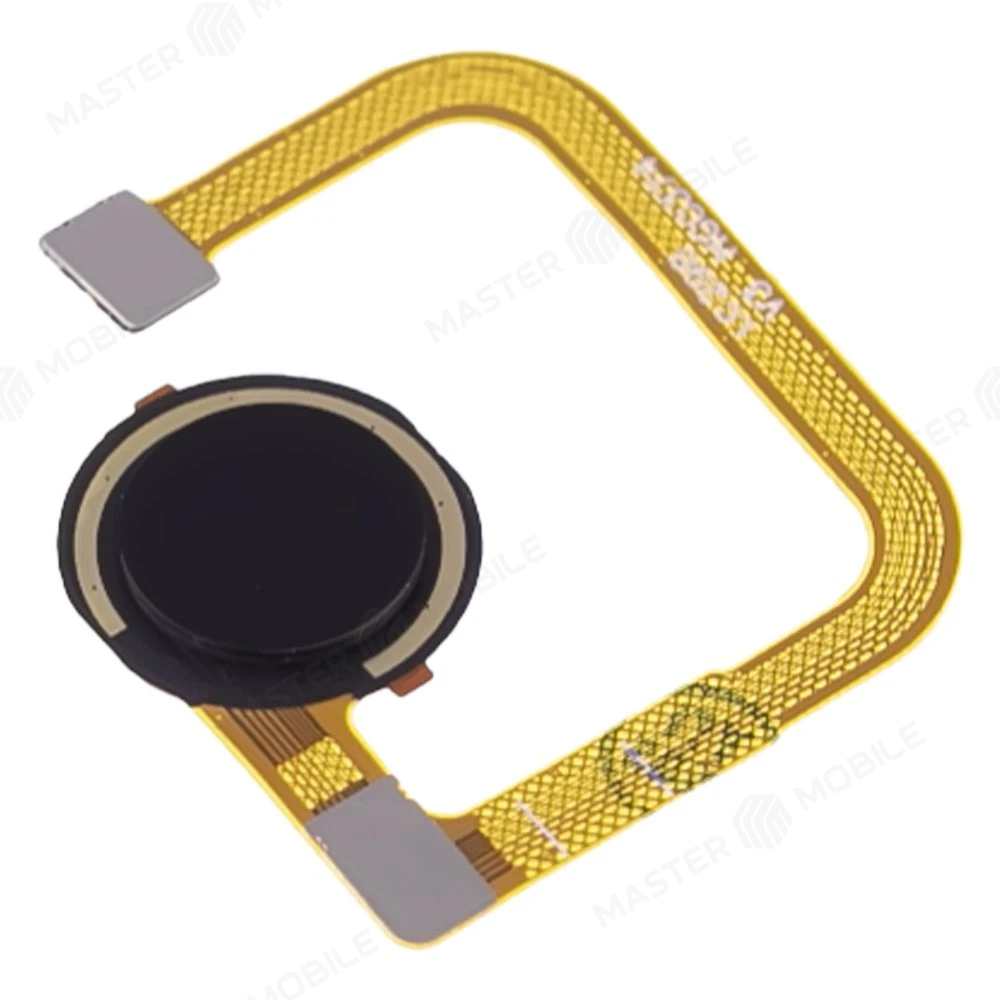 Шлейф для Xiaomi Redmi Note 9 (M2003J15SG) с комп. + сканер отпечатка пальца (черный)  фото №3