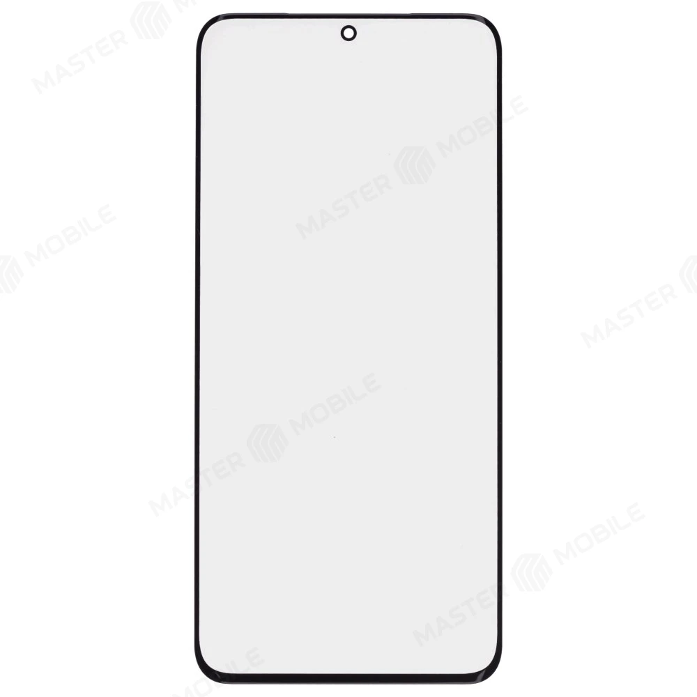 Стекло модуля для Samsung G980 Galaxy S20 + OCA (черный)  фото №1