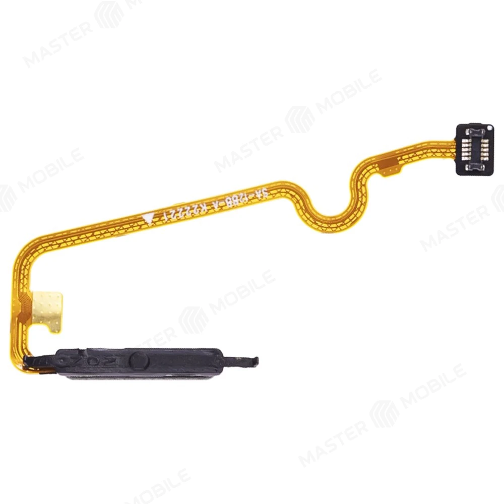 Шлейф для Infinix Note 12 2023 (X676C) / Note 12 Pro (X676B) с комп. + сканер отпечатка пальца (голубой)  фото №2