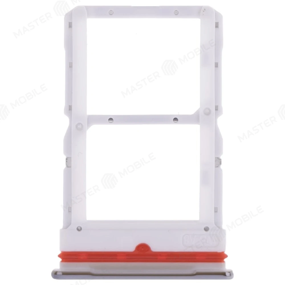 Держатель сим-карты для Xiaomi Mi 10 Lite 5G (M2002J9G) (серебристый)  фото №2