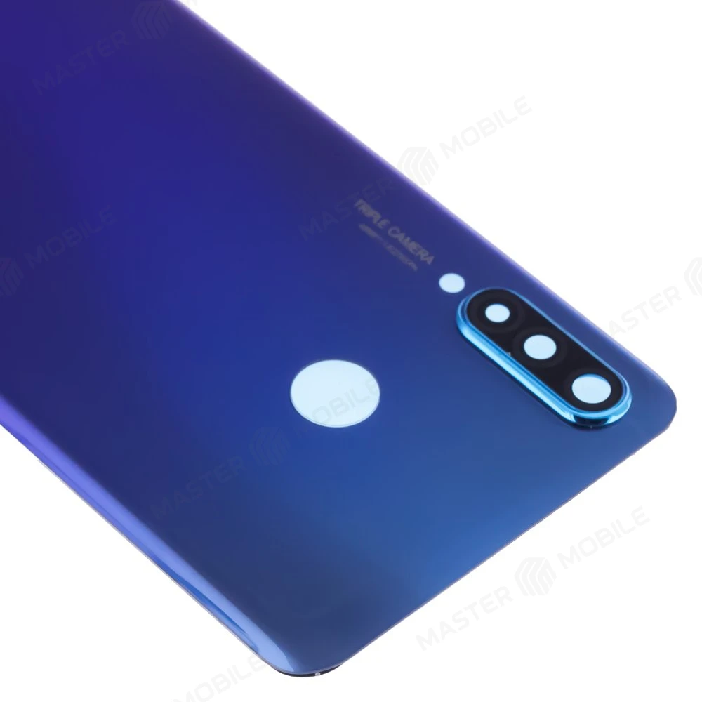 Задняя крышка для Huawei P30 Lite / Nova 4e (MAR-LX1M/MAR-AL00) (48MP) (синий-сумеречный) (в сборе со стеклом камеры) фото №3