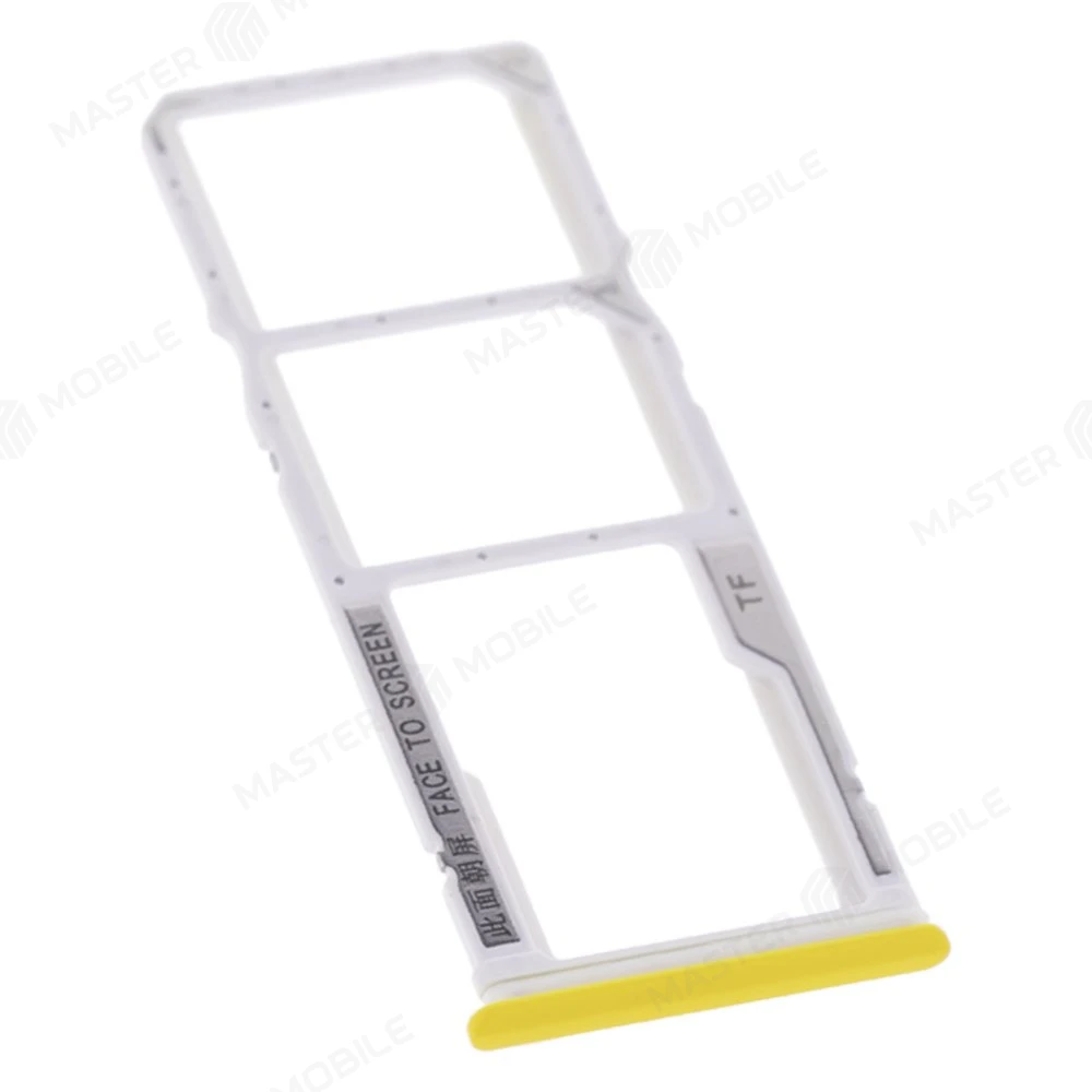 Держатель сим-карты для Xiaomi Poco M4 Pro 4G (2201117PG) (желтый) фото №3