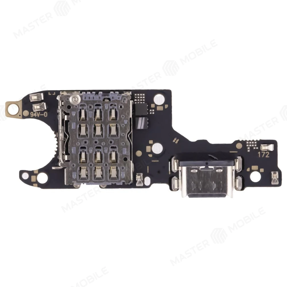 Нижняя плата для Huawei Honor 90 (REA-NX9) с комп. + разъем зарядки + микрофон + разъем SIM фото №2