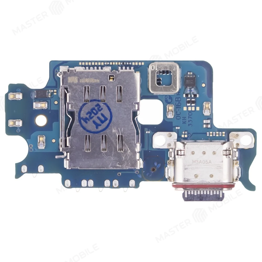 Нижняя плата для Samsung S911 Galaxy S23 с комп. + разъем зарядки + микрофон (ORIG100) фото №2