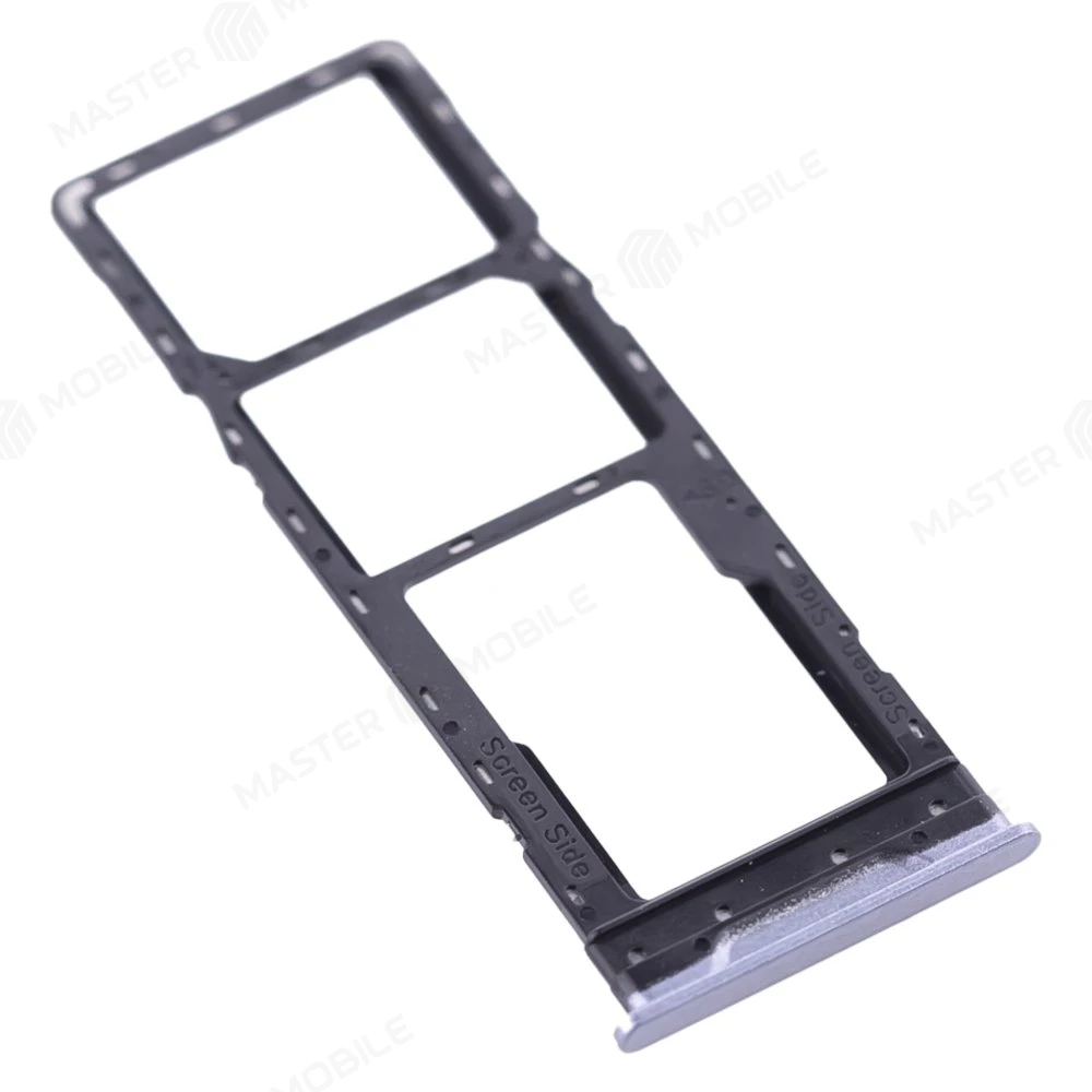 Держатель сим-карты для Realme 9 4G (RMX3521) (серебристый) фото №3