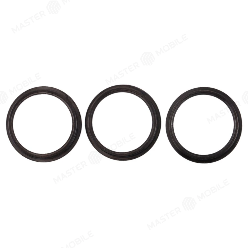 Рамка стекла задней камеры для Apple iPhone 11 Pro / iPhone 11 Pro Max (комплект 3 шт.) (черный)  фото №1