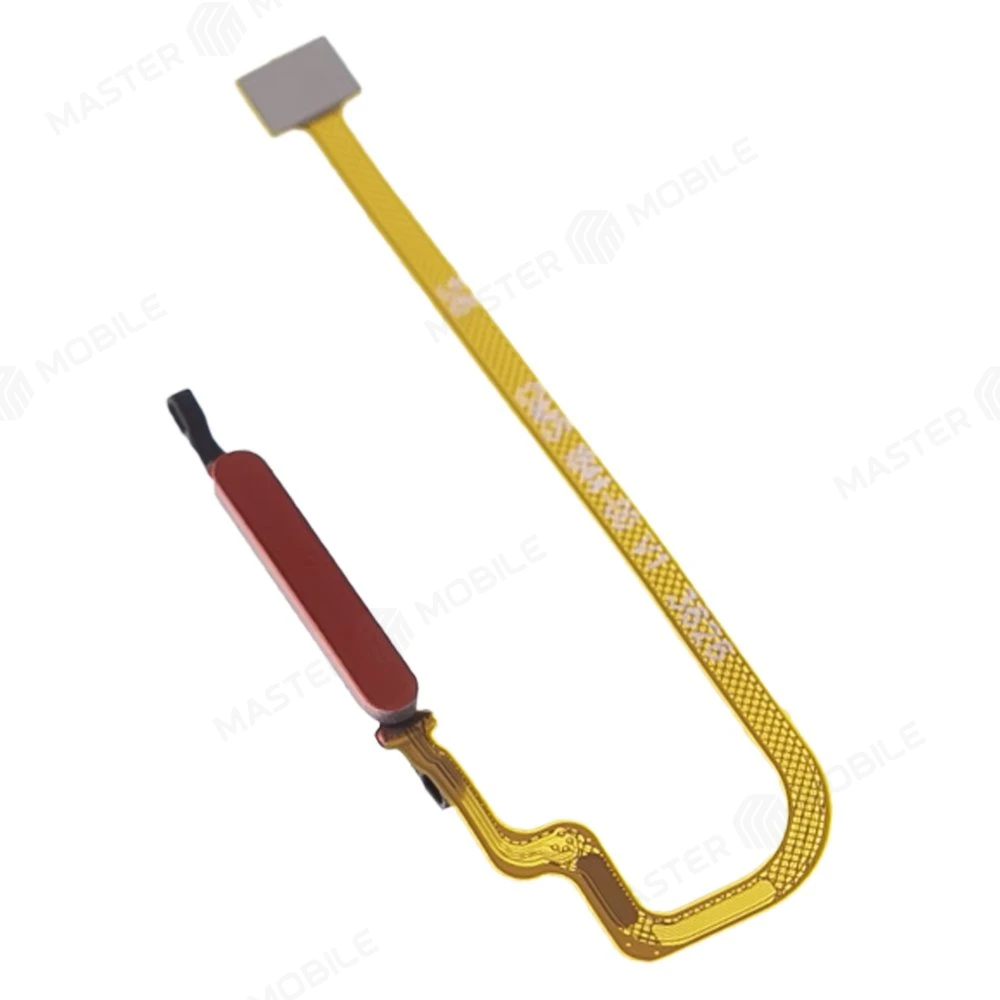 Шлейф для Xiaomi Redmi 9T (M2010J19SG/Y) / Poco M3 (M2010J19CG) с комп. + сканер отпечатка пальца (оранжевый) фото №3