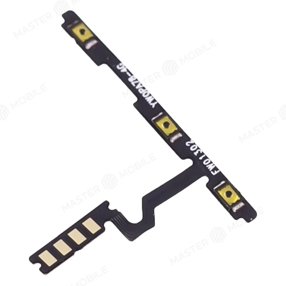 Шлейф для OPPO A78 4G (CPH2565) с комп. (на кнопку включения и кнопки громкости) фото №3