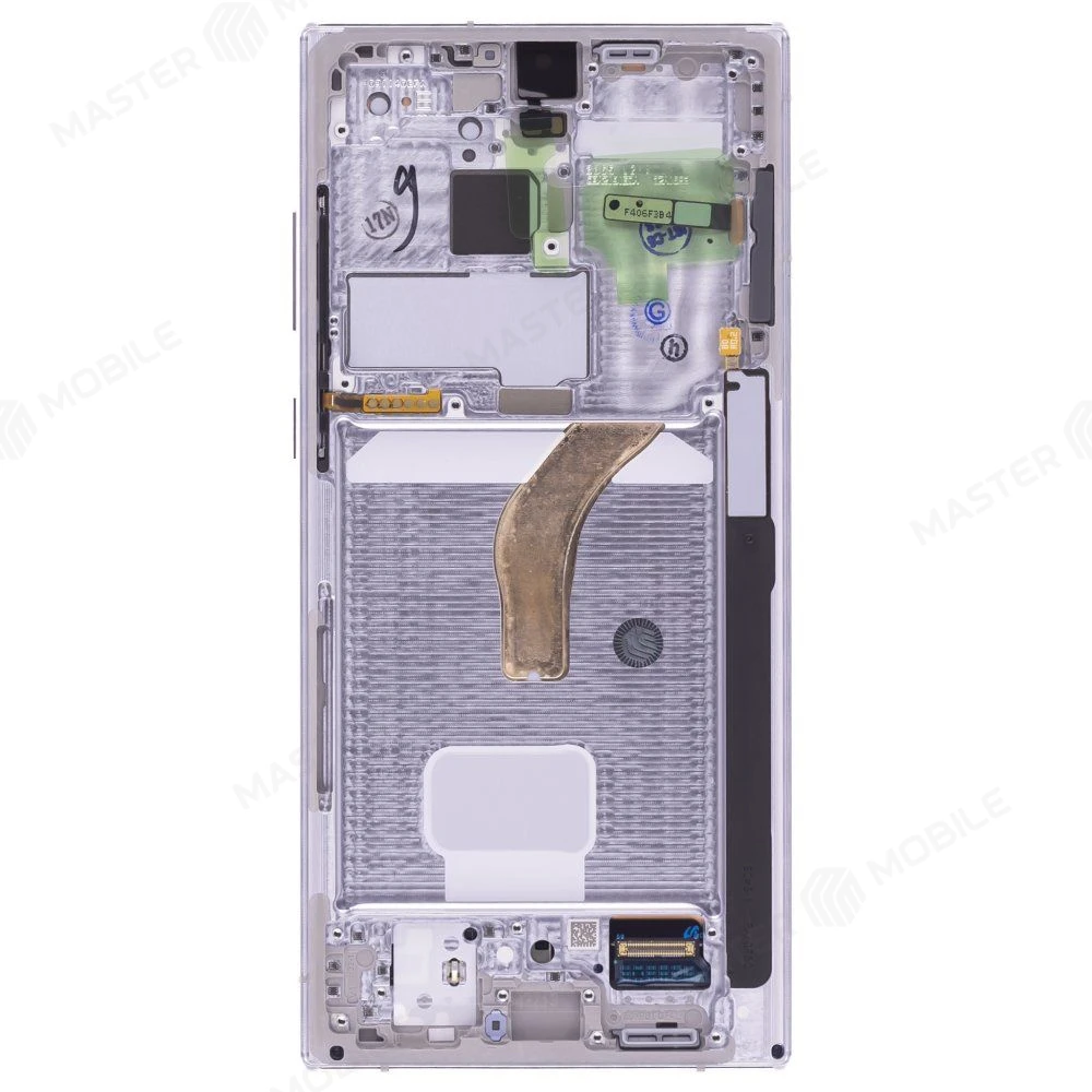 Дисплей для Samsung S908 Galaxy S22 Ultra + тачскрин (серебристый) (в рамке) (ORIG100) (SP) фото №2