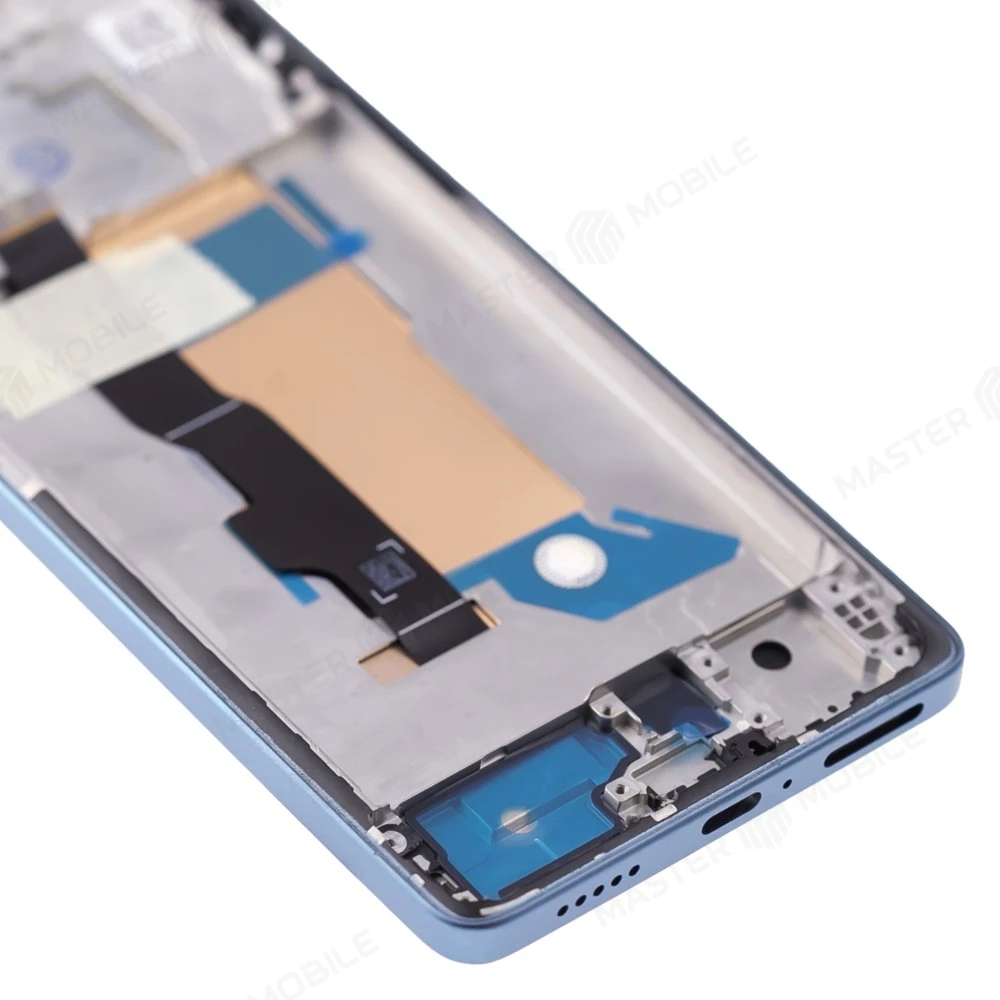 Дисплей для Xiaomi Poco F5 (23049PCD8G) / Redmi Note 12 Turbo (23049RAD8C) + тачскрин (синий) (в рамке) (ORIG100) (SP) фото №4