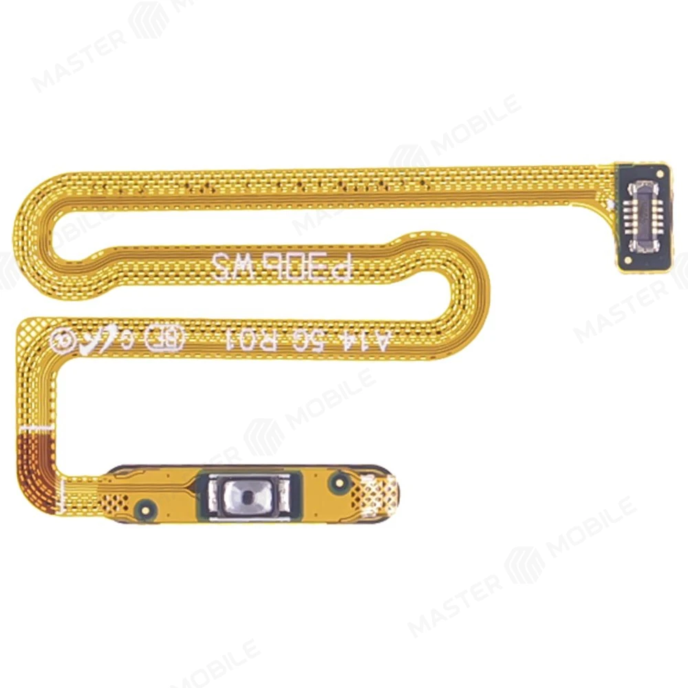 Шлейф для Samsung A146P Galaxy A14 5G с комп. + сканер отпечатка пальца (серебристый) фото №2