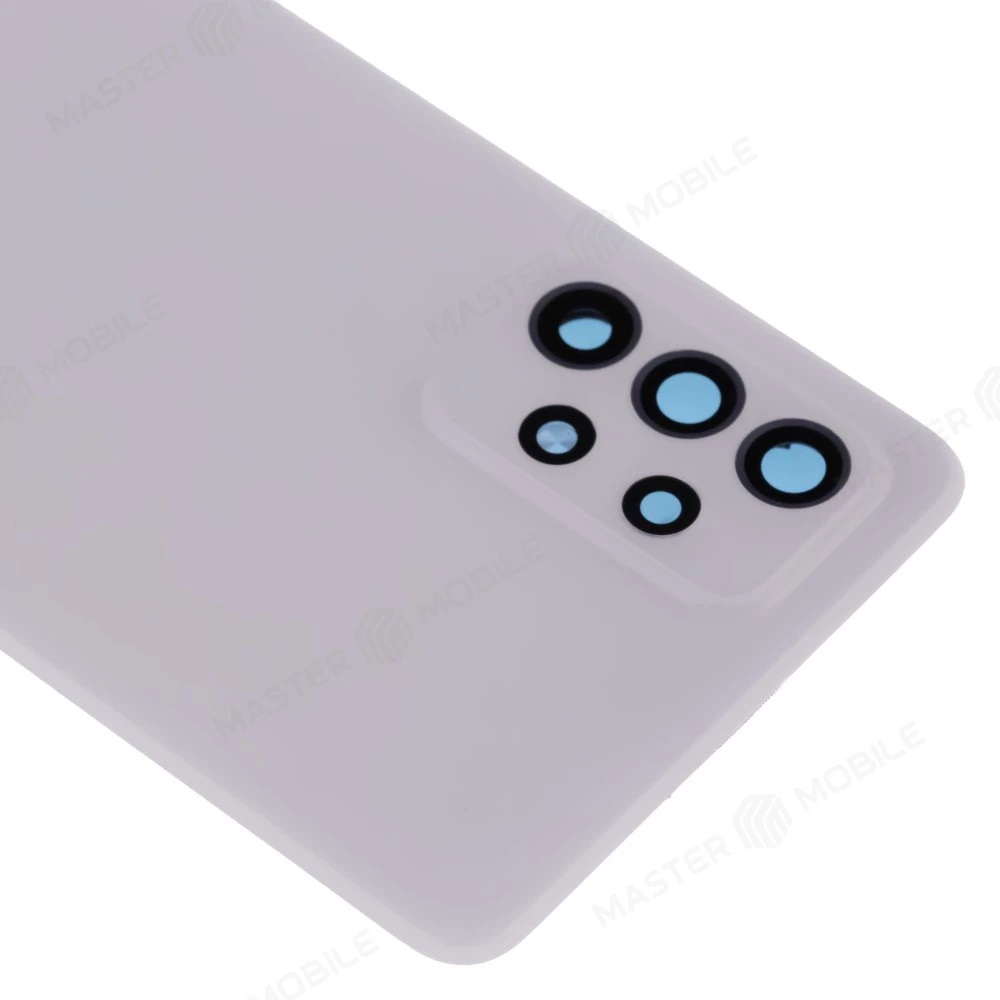 Задняя крышка для Samsung A725 Galaxy A72 (белый) (в сборе со стеклом камеры) фото №3