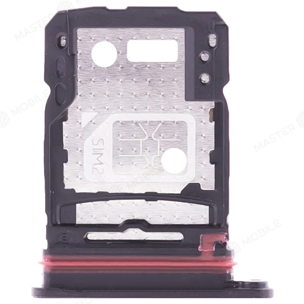 Держатель сим-карты для Vivo V27e (V2237) (черный) фото №2