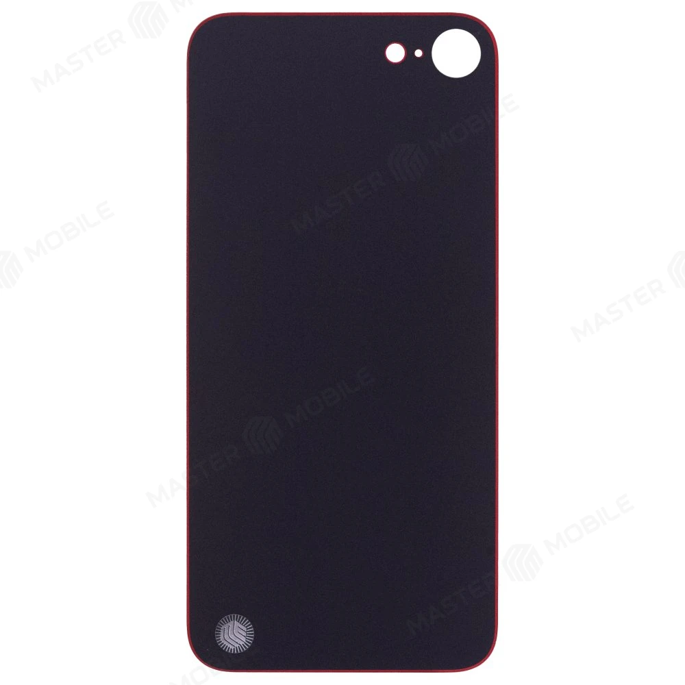 Задняя крышка для Apple iPhone 8 (красный) (с широким отверстием) (Premium) фото №2