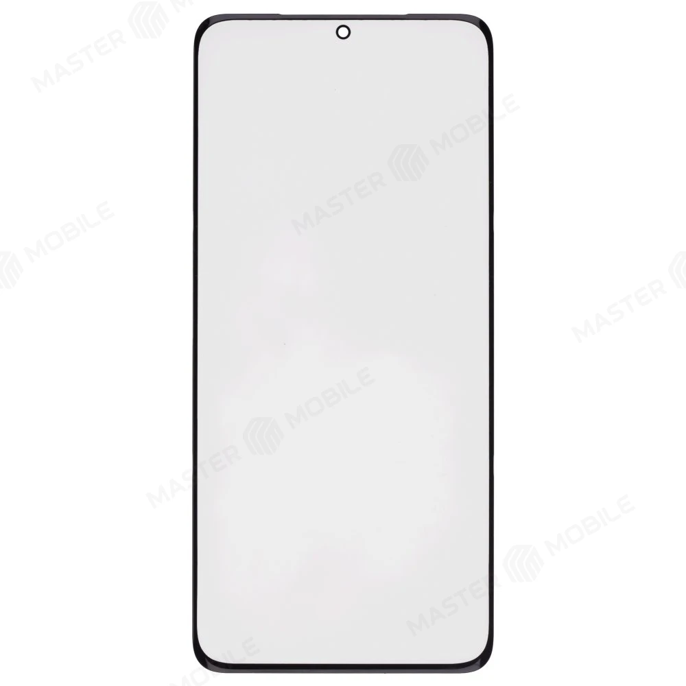 Стекло модуля для Samsung G998 Galaxy S21 Ultra + OCA (черный)  фото №1