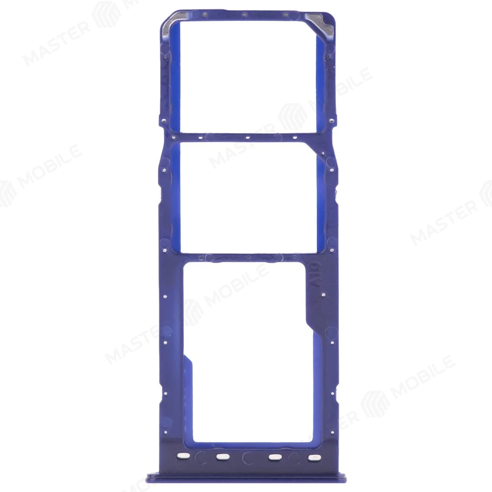 Держатель сим-карты для Samsung A105 Galaxy A10 / A205 Galaxy A20 / A305 Galaxy A30 / A505 Galaxy A50 / A705 Galaxy A70 (синий) фото №1