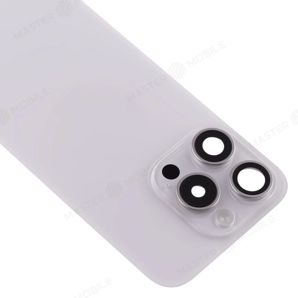 Задняя крышка для Apple iPhone 15 Pro (белый) (в сборе) (с разбора) (ORIG100) (возможен дефект ЛКП) фото №3