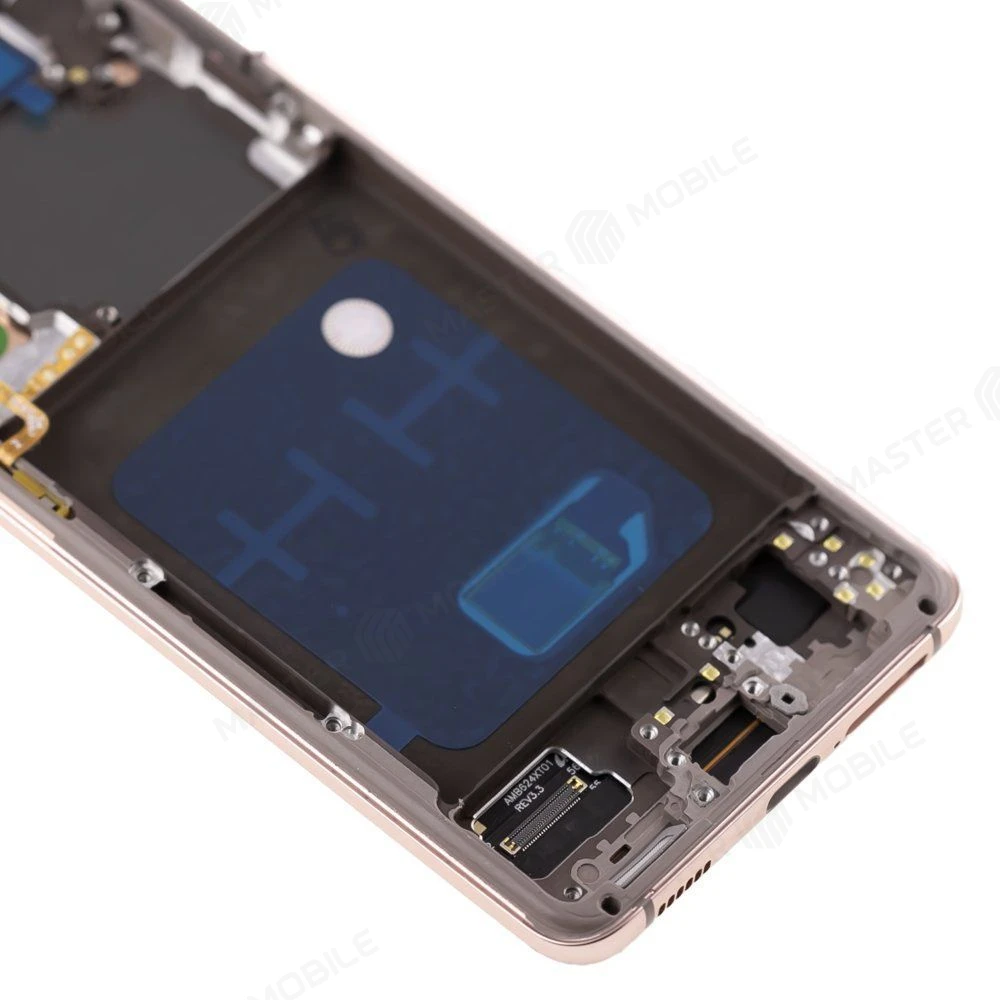 Дисплей для Samsung G991 Galaxy S21 + тачскрин (розовый) (в рамке) (OLED) (Full Size) фото №4