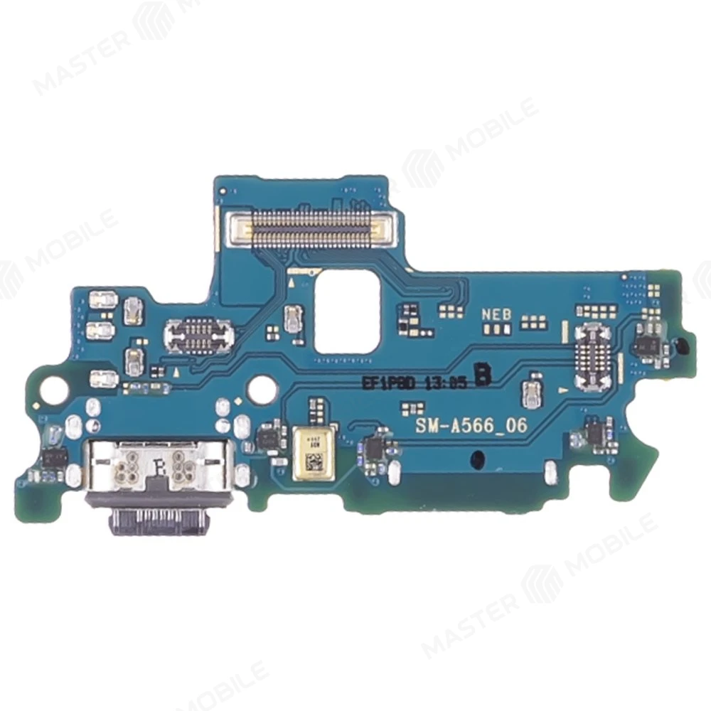 Нижняя плата для Samsung A566 Galaxy A56 с комп. + разъем зарядки + микрофон + разъем SIM (ORIG100) фото №1