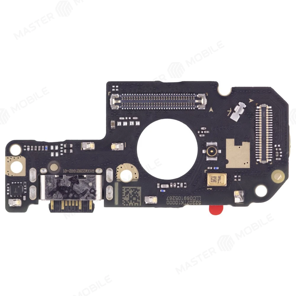 Нижняя плата для Xiaomi Redmi Note 11 4G (2201117TY/G) / Redmi Note 11S 4G (2201117SY/G) и др. с комп. + разъем зарядки + микрофон (ORIG100) фото №1