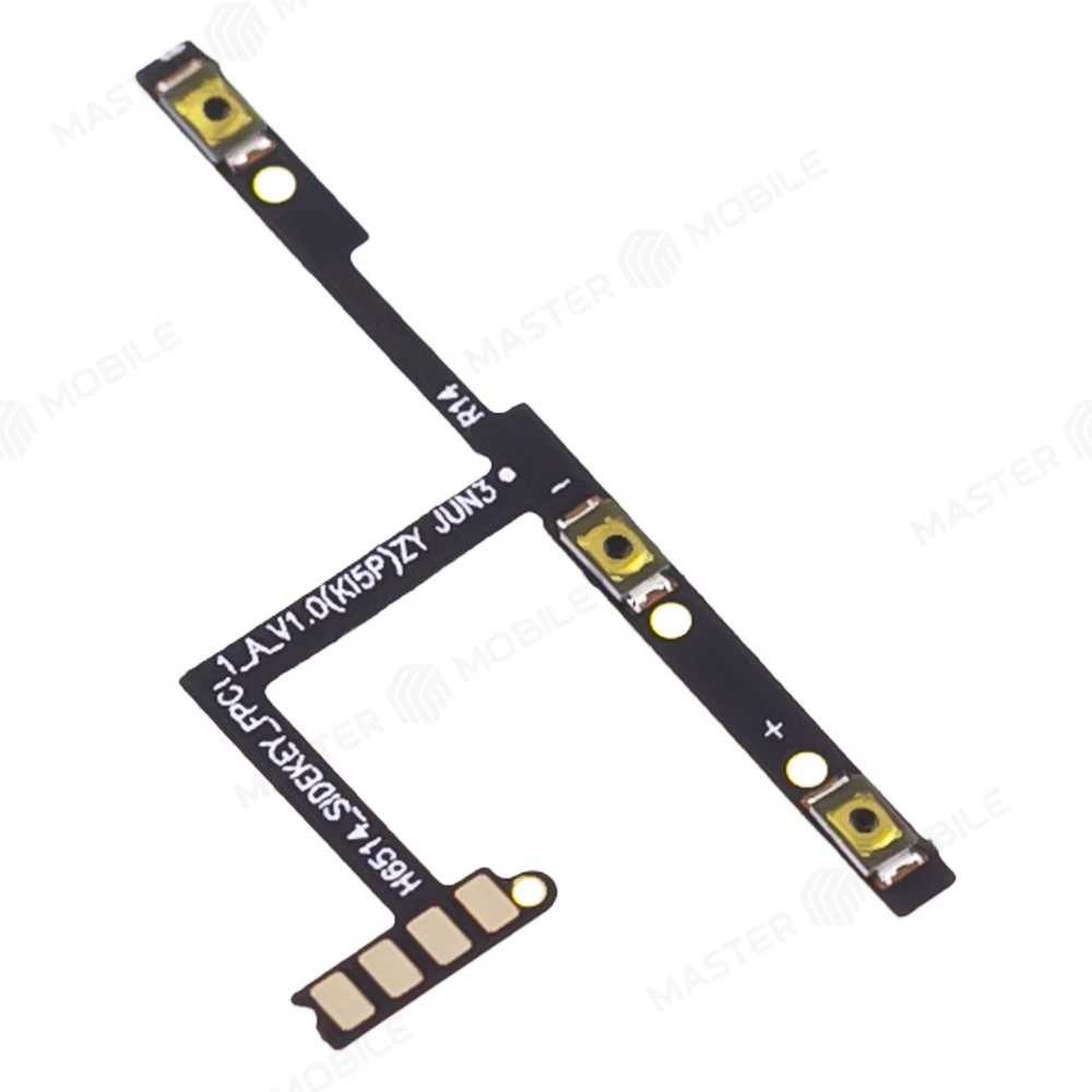 Шлейф для Tecno Spark 10 4G (KI5q) / Spark 10C (KI5m) / Infinix Hot 30i (X669) с комп. (на кнопку включения и кнопки громкости) фото №3