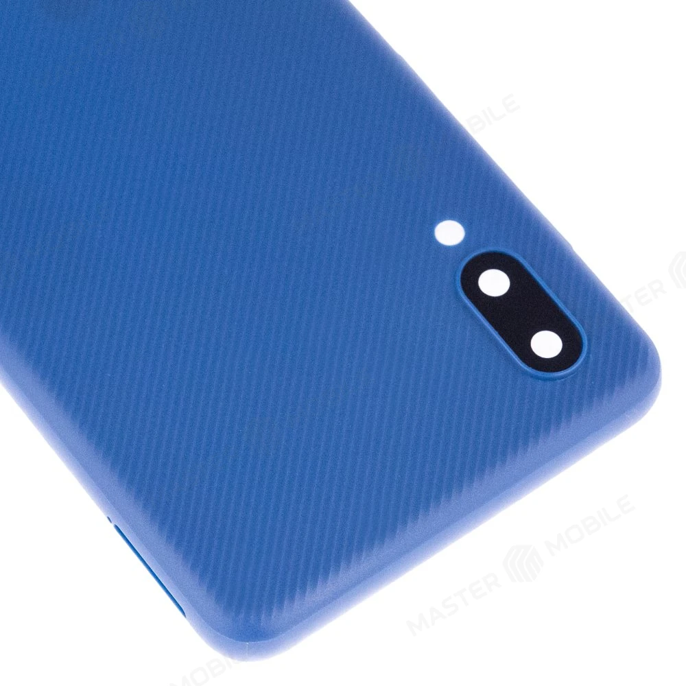 Задняя крышка для Samsung A022 Galaxy A02 (синий) (в сборе со стеклом камеры) фото №3