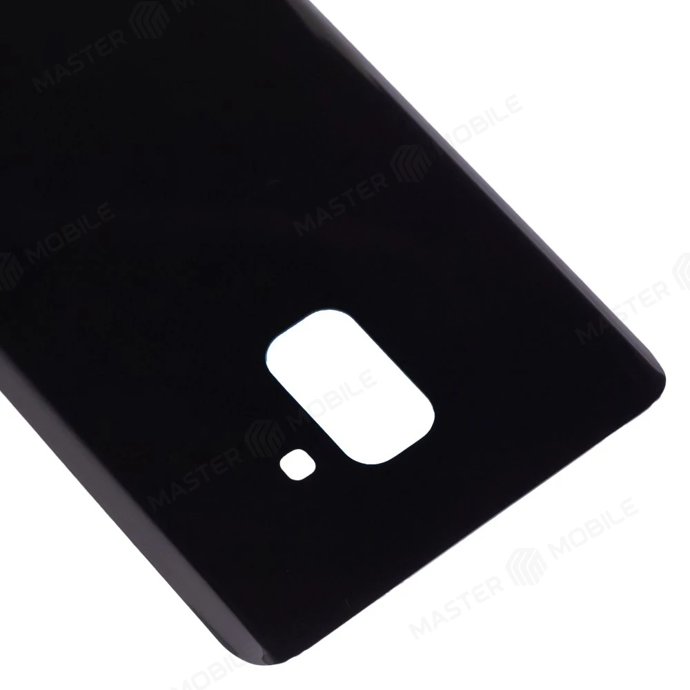 Задняя крышка для Samsung A730 Galaxy A8+ (2018) (черный) фото №3