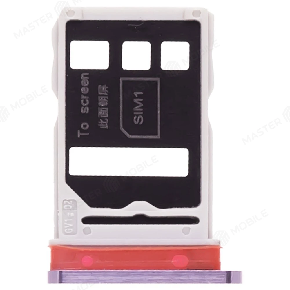 Держатель сим-карты для Huawei Honor 30 (BMH-AN10) (серебристый) фото №1