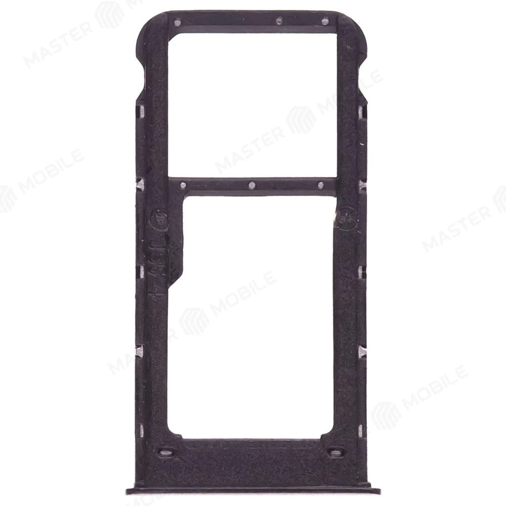 Держатель сим-карты для Huawei P Smart (FIG-LX1) (черный) фото №2