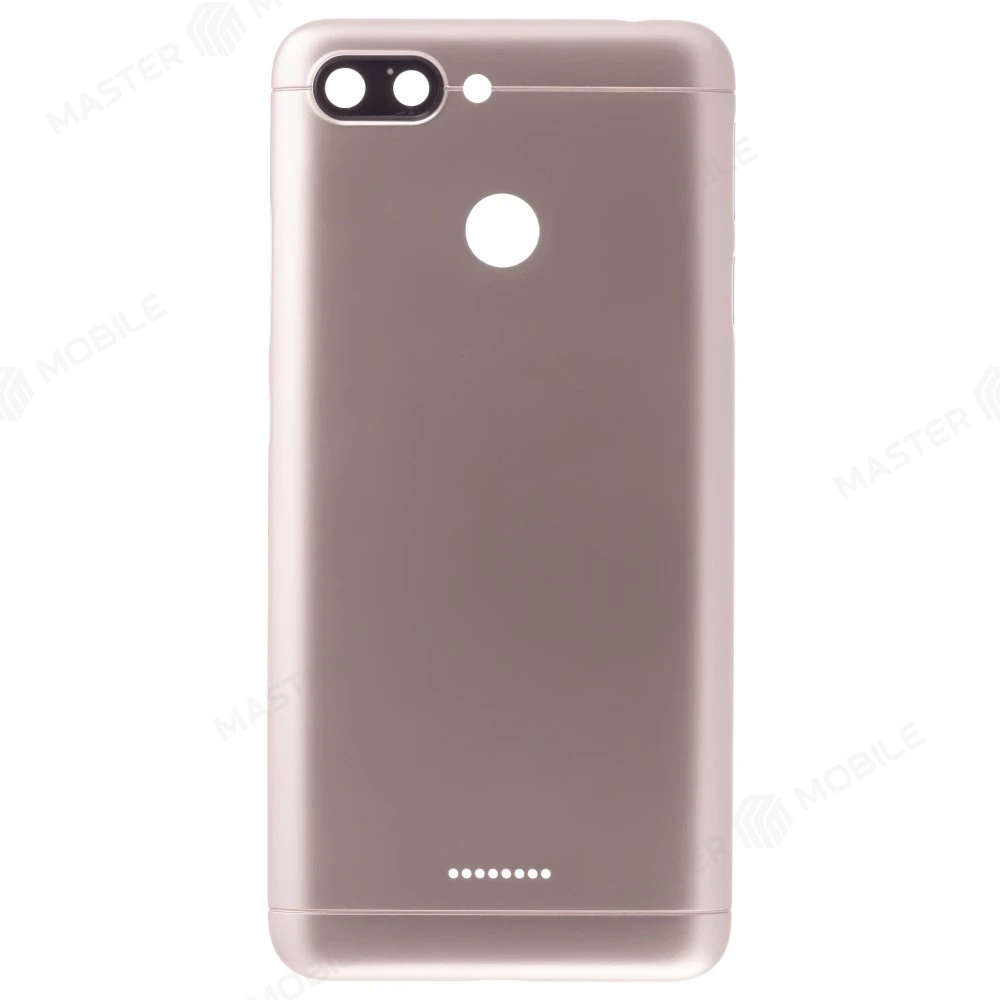 Задняя крышка для Xiaomi Redmi 6 (M1804C3DG) (Global Version / 2 SIM) (золотистый) (в сборе со стеклом камеры) фото №1