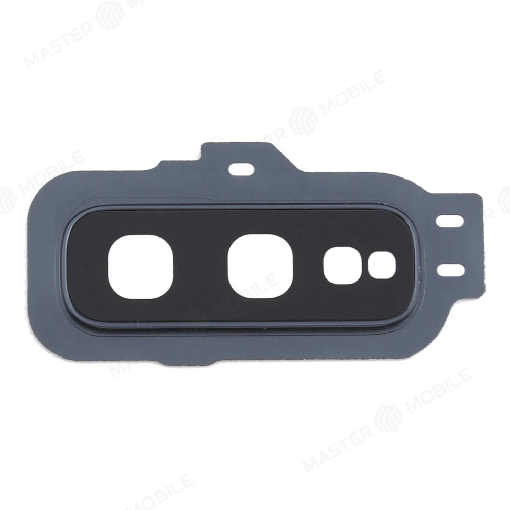 Стекло задней камеры для Samsung G970 Galaxy S10e (черный) (в рамке) фото №1