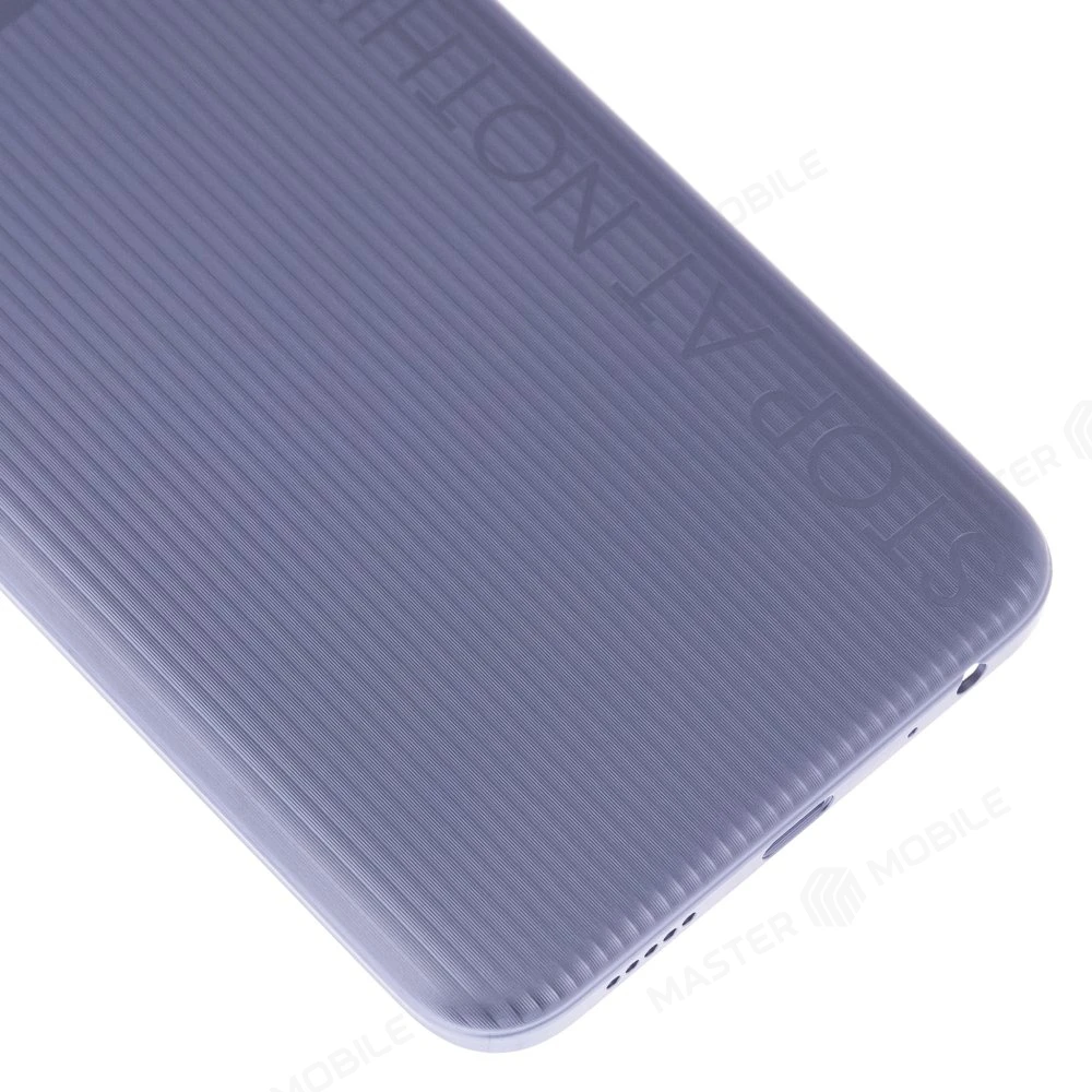 Задняя крышка для Tecno Spark GO 2022 (KG5) (серебристый) (в сборе со стеклом камеры) фото №4