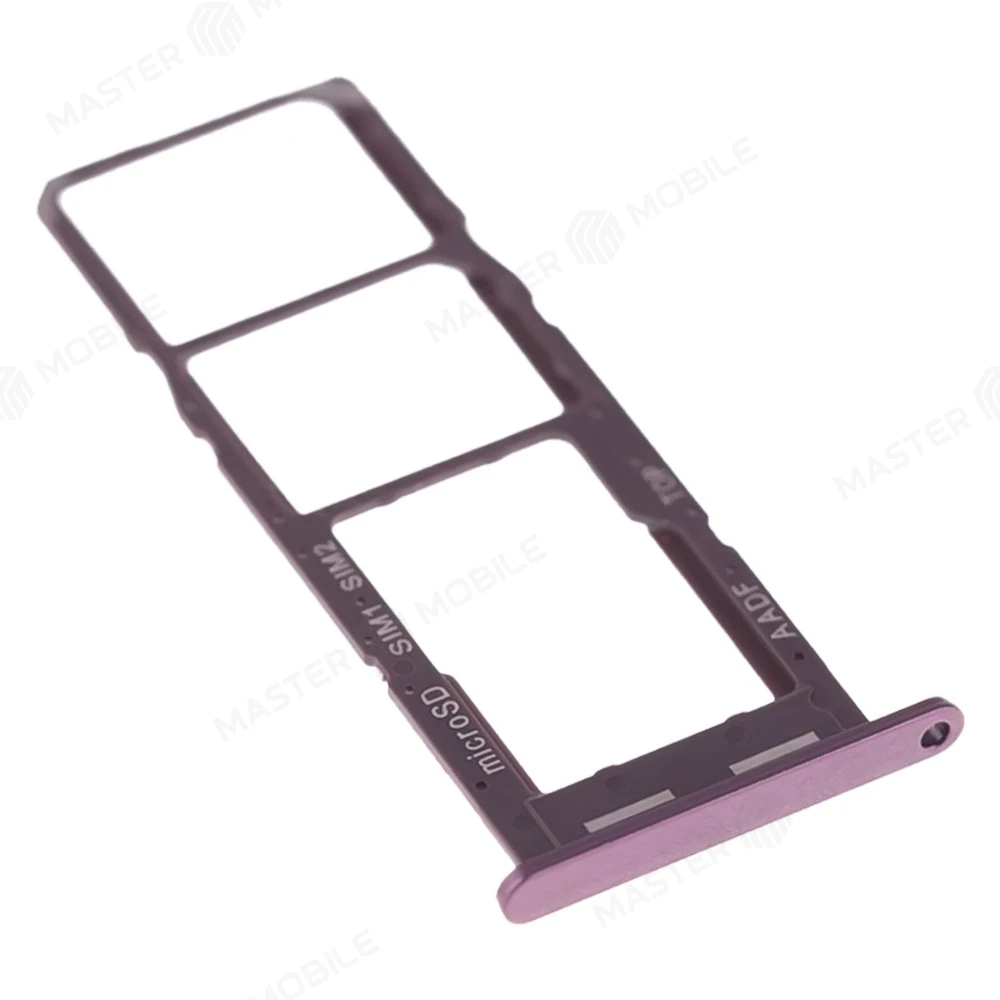 Держатель сим-карты для Samsung A145 Galaxy A14 (бордовый) фото №3