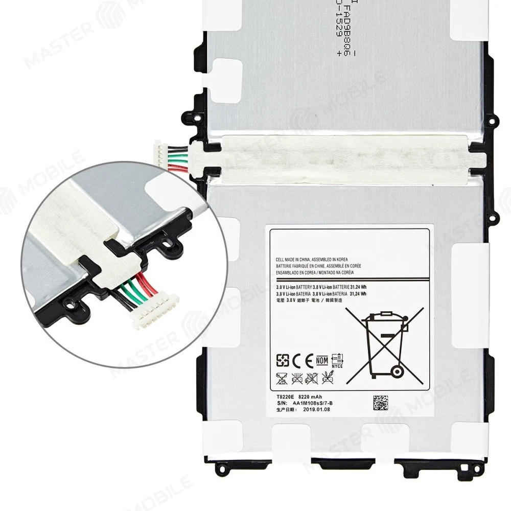 Аккумулятор для Samsung P600/P601/P605 Galaxy Note 10.1 / T520/T521/T525 Galaxy Tab Pro 10.1 (T8220E)  фото №3