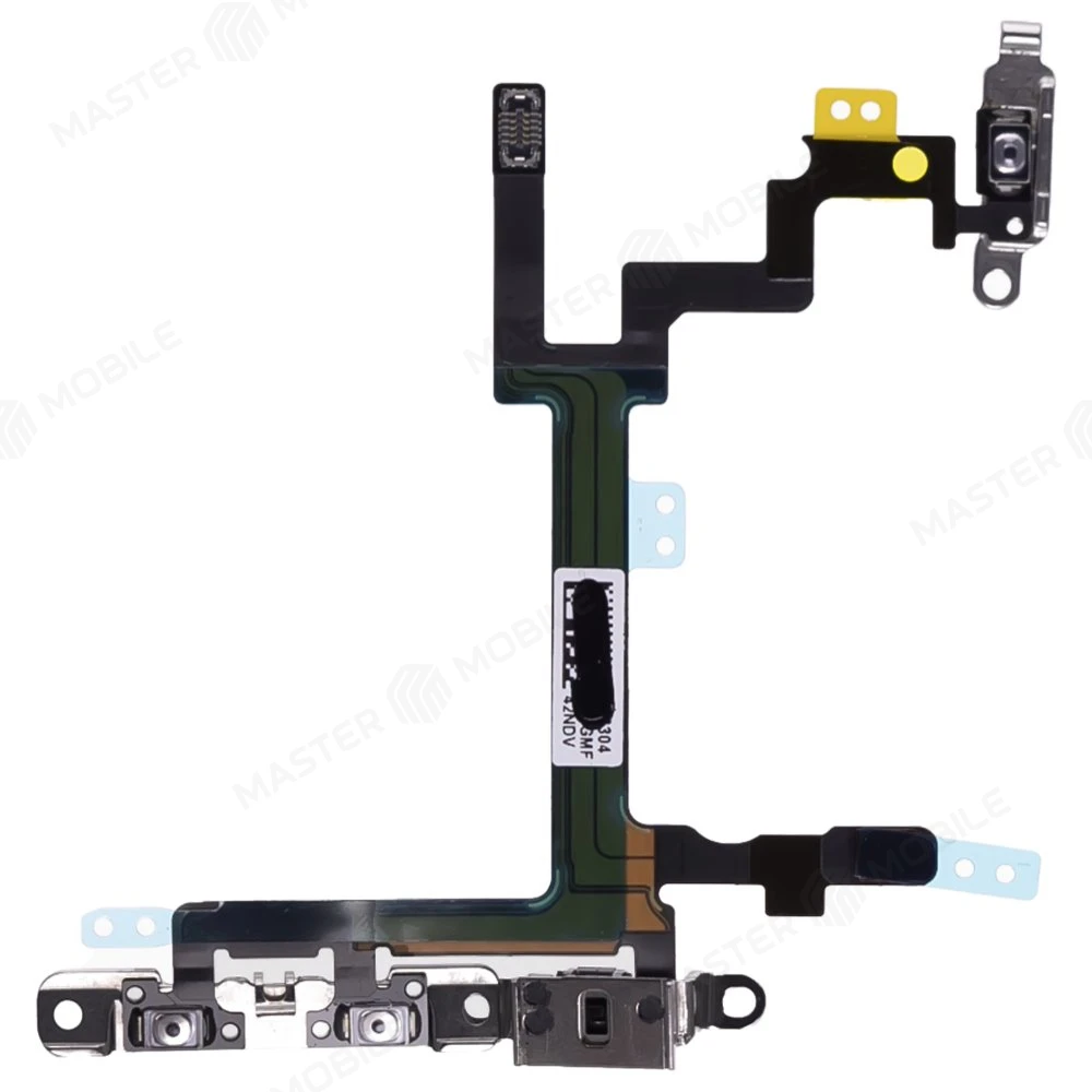 Шлейф для Apple iPhone 5 с комп. (на кнопку включения и кнопки громкости) + микрофон  фото №1