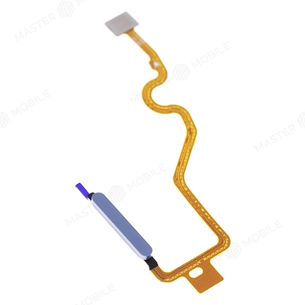 Шлейф для Infinix Hot 40 (X6836) с комп. + сканер отпечатка пальца (голубой) фото №3