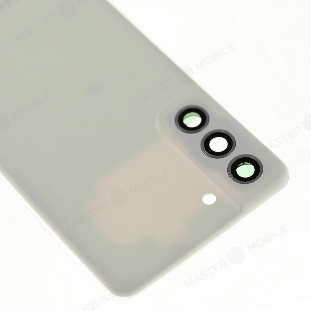 Задняя крышка для Samsung G990 Galaxy S21 FE (белый) (в сборе со стеклом камеры) фото №3