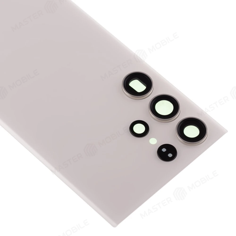 Задняя крышка для Samsung S918 Galaxy S23 Ultra (белый) (в сборе со стеклом камеры) фото №3