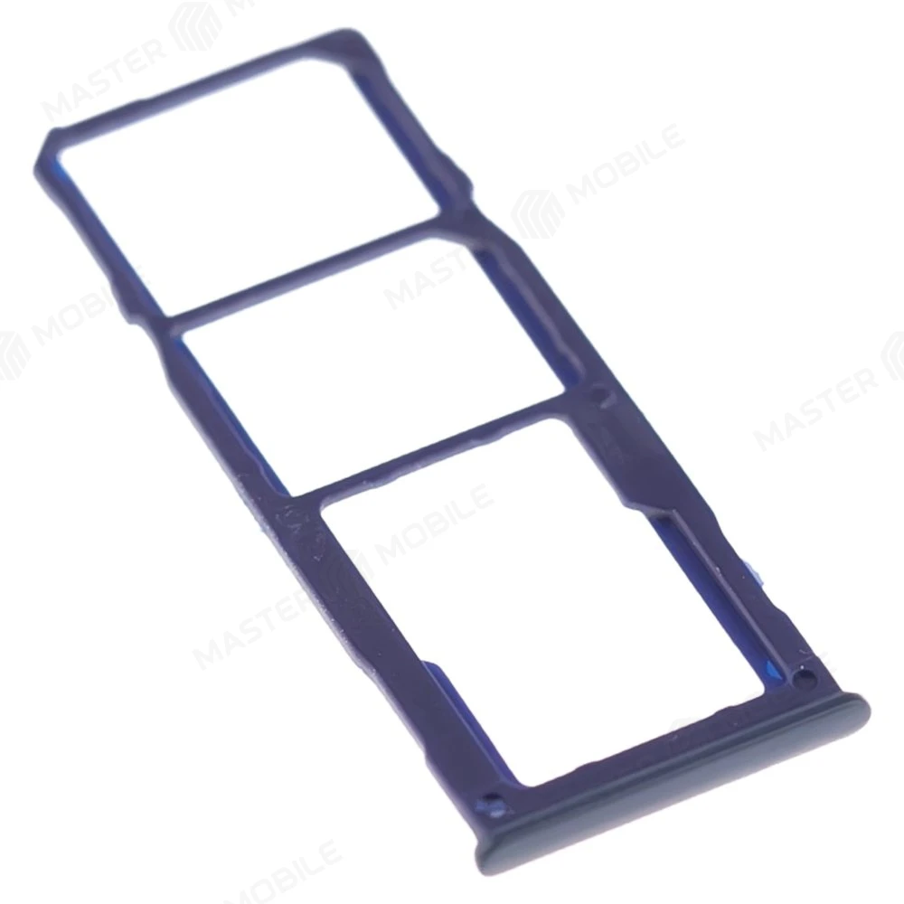 Держатель сим-карты для Samsung M215 Galaxy M21 / M307 Galaxy M30s (синий) фото №3